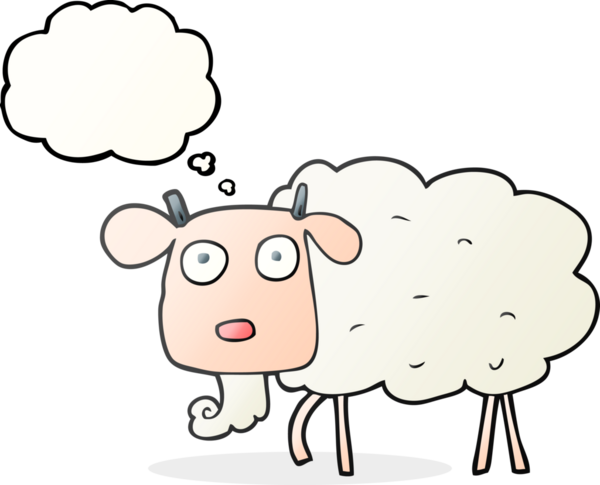 Bir insan tarafından çizilmiş serbest çizim baloncuk keçi.