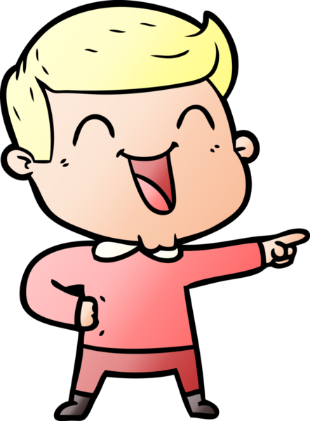 Bir insan tarafından çizilmiş gülen çizgi film adamı.