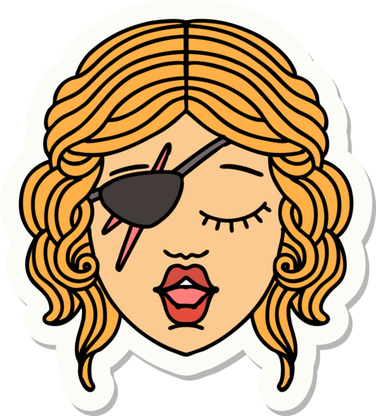 Bir insan tarafından çizilmiş düzenbaz bir karakterin çıkartması.