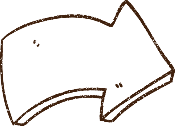 Bir insan tarafından çizilen Yön Oku Kömür Çizimi