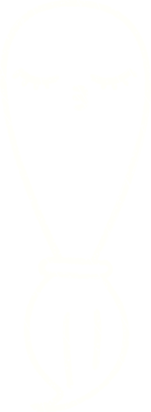 Bir insan tarafından çizilmiş Boya Fırçası Tebeşiri