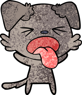 Bir insan tarafından çizilmiş iğrenç bir çizgi film.