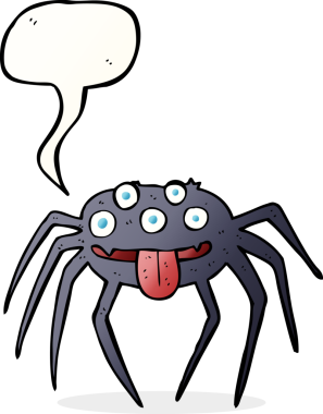 Bir insan tarafından çizilmiş iğrenç bir cadılar bayramı karikatürü.