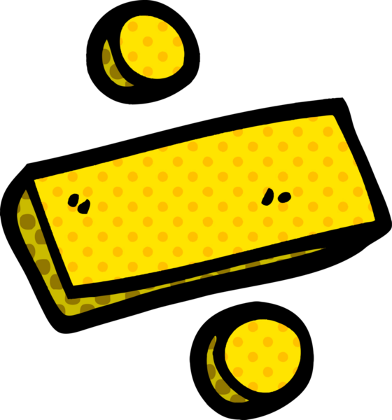 karikatür böl sembolü bir insan tarafından çizildi