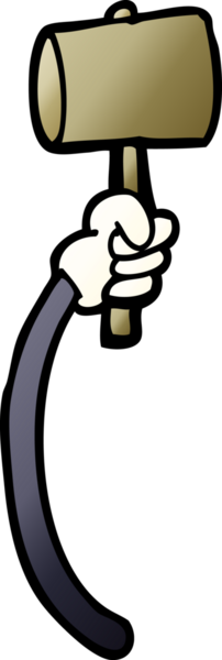 karikatür karalama retro el hareketleri bir insan tarafından çizildi