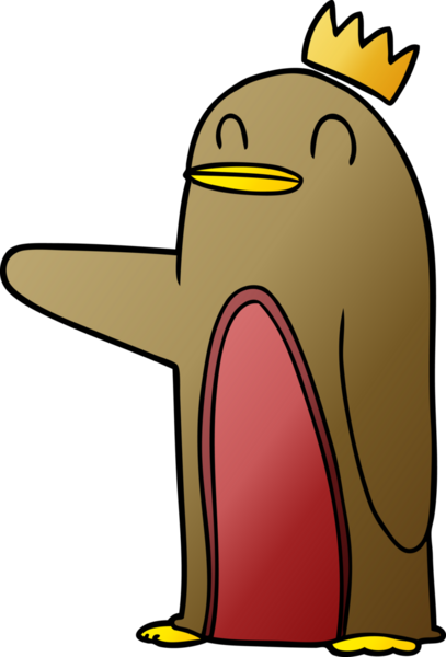 Bir insan tarafından çizilmiş robin çizgi filmi.