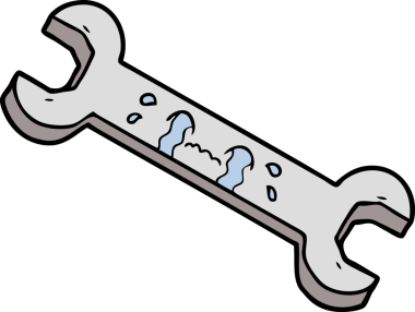 Bir insan tarafından çizilmiş ağlayan çizgi film anahtarı.