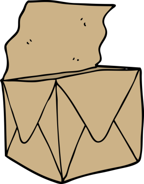 bir insan tarafından çizilmiş karikatür paketi