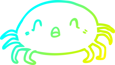 Bir insanın çizdiği cadılar bayramı örümceğinin soğuk gradyan çizgisi