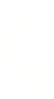 Bir insan tarafından çizilen neşeli uzaylı tebeşiri.