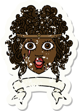 Retro Dövme Tarzı İnsan Barbar Karakteri