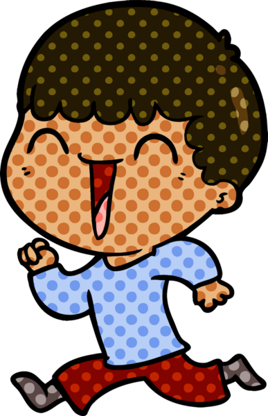 Bir insan tarafından çizilmiş mutlu bir adam.