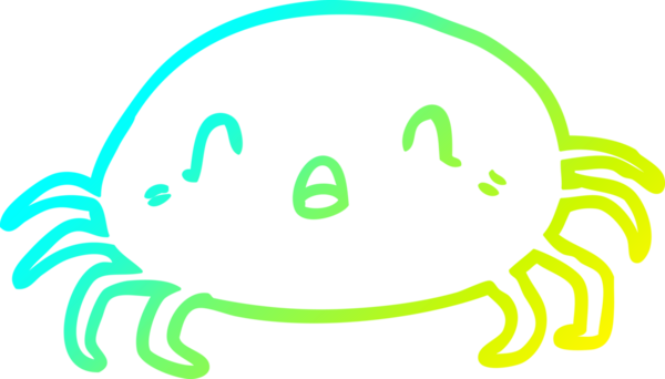 Bir insanın çizdiği cadılar bayramı örümceğinin soğuk gradyan çizgisi