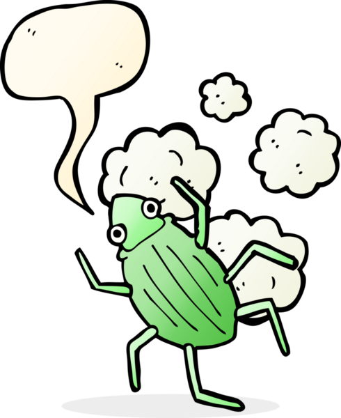 bir insan tarafından çizilmiş konuşma baloncuklu çizgi film hatası