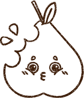 Isırılmış Armut Kömürü Bir insan tarafından çizilmiş