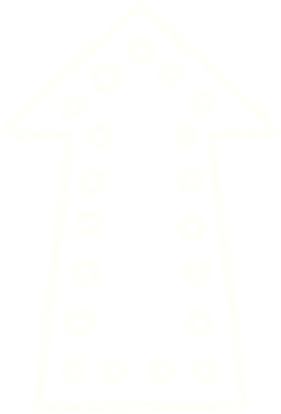 Bir insan tarafından çizilen Yön Oku Tebeşiri