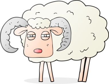 Bir insan tarafından çizilmiş serbest çizim çizgi film koçu