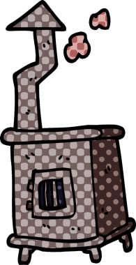 Bir insan tarafından çizilmiş karalama tahtası yakıcısı.