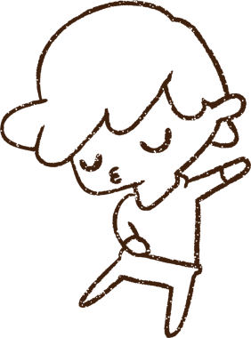 Bir insan tarafından çizilen Dans Eden Adam Kömürü