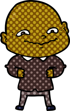 Bir insan tarafından çizilmiş ürkütücü bir çizgi film.