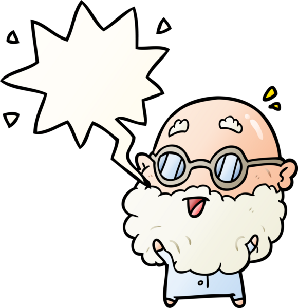 Tatlı çizgi film yaşlı adamı şaşırttı. Bir insan tarafından çizilmiş yumuşak bir ses tonuyla.