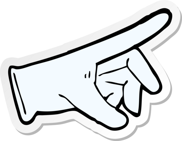 Bir insan tarafından çizilmiş lastik eldiven etiketi.