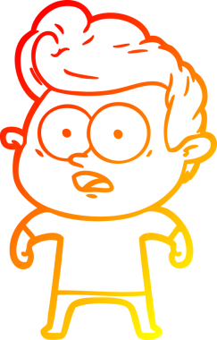 İnsan tarafından çizilmiş bir çizgi film karakteri.