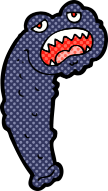 bir insan tarafından çizilmiş karikatür sülüğü