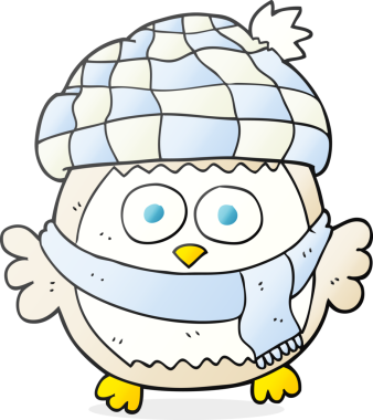 Bir insan tarafından çizilmiş el yazısıyla çizilmiş küçük sevimli baykuş.