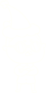 Bir insan tarafından çizilen Sinirli Şenlik Tebeşiri