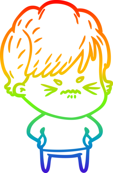 Bir insan tarafından çizilmiş karikatür çizimi.