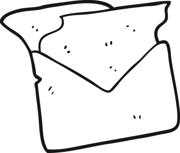 Bir insan tarafından çizilmiş siyah beyaz bir karikatür.