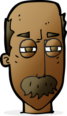 Çizgi film bir insan tarafından çizilmiş yaşlı bir adamı rahatsız ediyor.