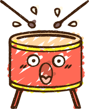 Bir insan tarafından çizilen Davul Tebeşiri