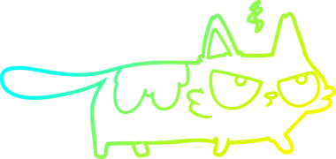 Bir insan tarafından çizilmiş kızgın bir çizgi film çizimi.