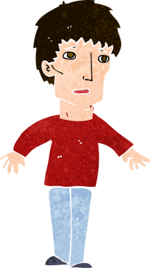 Bir insan tarafından çizilen karikatür adamı şaşırttı