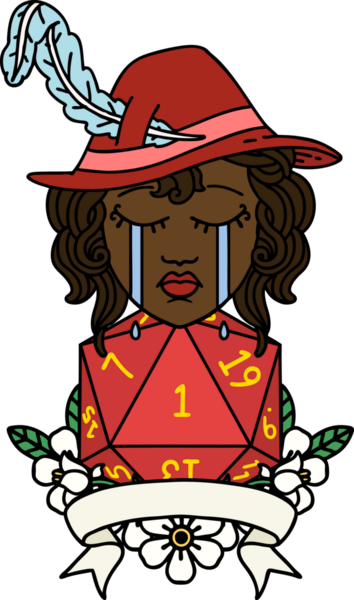 Retro Dövme Tarzı İnsan Ozan Karakteri Yüzü Bir İnsan Tarafından Çizildi