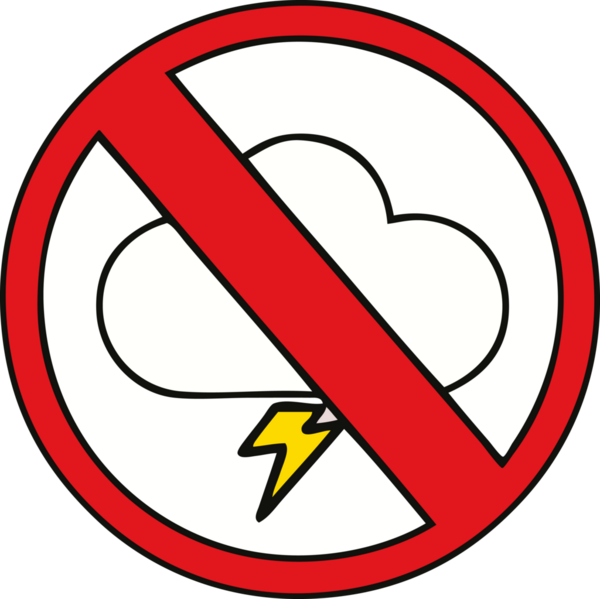 Bir insan tarafından çizilmiş fırtınaya izin verilmeyen şirin bir çizgi film.