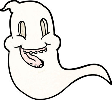 Bir insan tarafından çizilmiş garip bir hayalet.