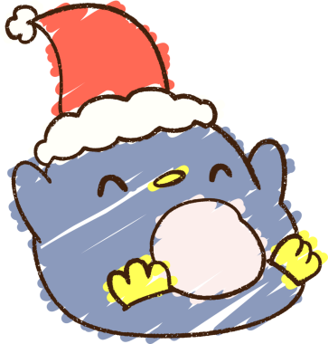 Bir insan tarafından çizilmiş Noel Pengueni Tebeşiri