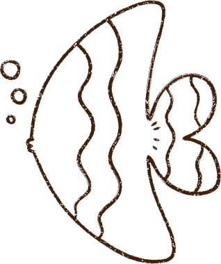 Bir insan tarafından çizilen Tropik Balık Kömürü