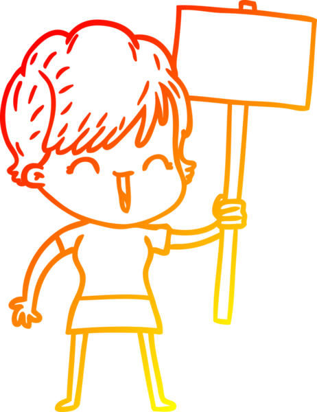 Bir insan tarafından çizilmiş gülen bir karikatür çizimi.