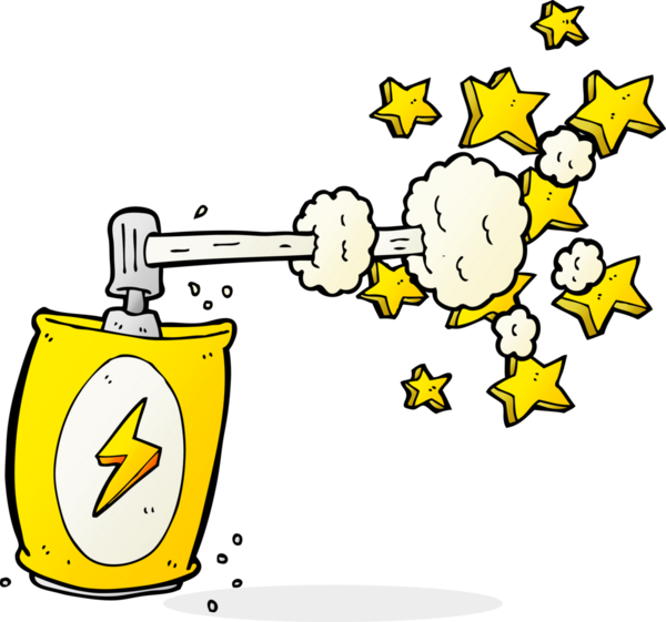 bir insan tarafından çizilmiş karikatür aerosolü