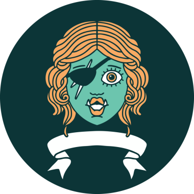 Bir insan tarafından çizilmiş afiş ile Ork düzenbaz karakter yüzü simgesi