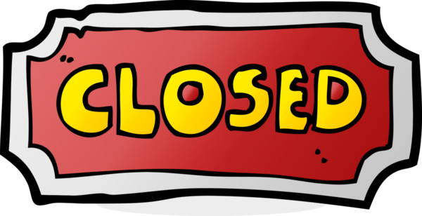 bir insan tarafından çizilmiş çizgi film kapalı işareti