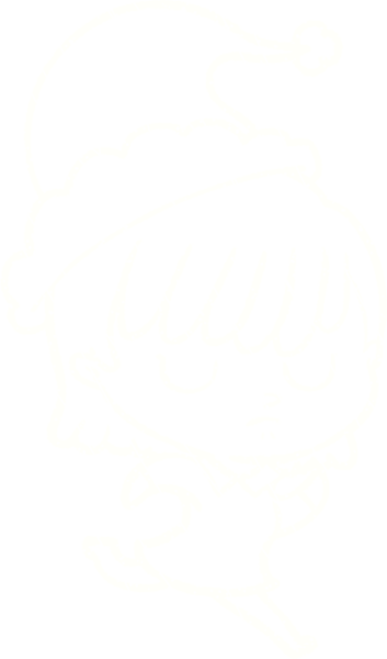 Bir insan tarafından çizilen Noel Kadın Tebeşiri