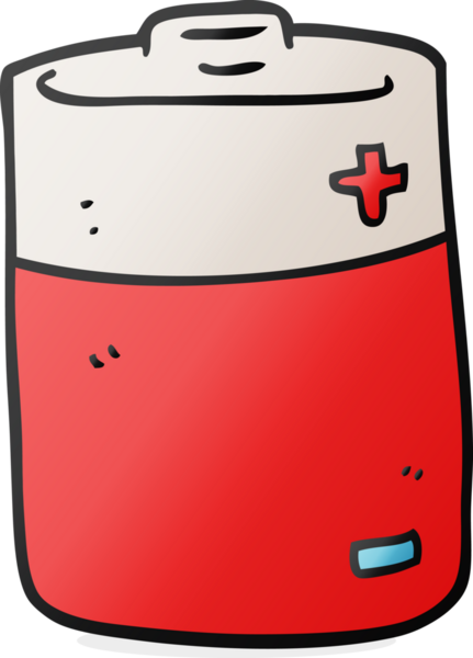 Bir insan tarafından çizilmiş karikatür bataryası.