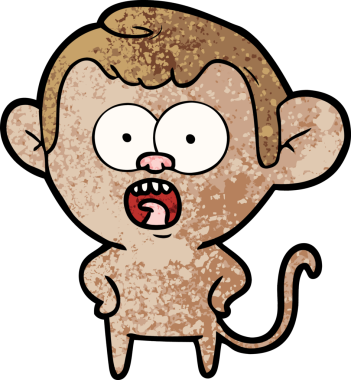 Bir insan tarafından çizilmiş bir karikatür.