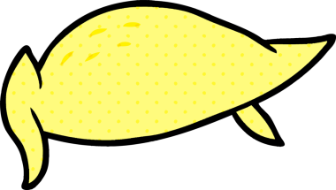 Bir insan tarafından çizilmiş sarı peruk.