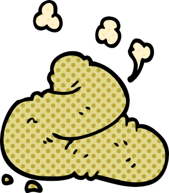 Bir insan tarafından çizilmiş karikatür kakası.